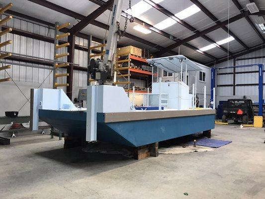 Custom work boat