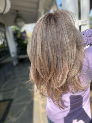 Showing my new color off