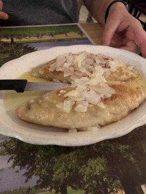 These perogies were unbelievable.