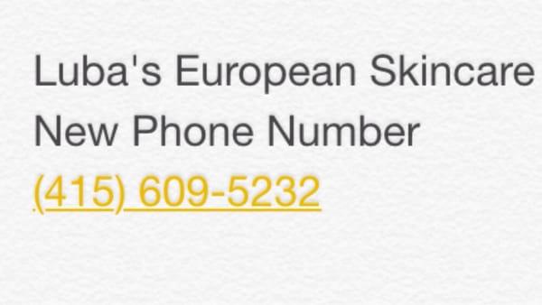 Luba's European Skincare