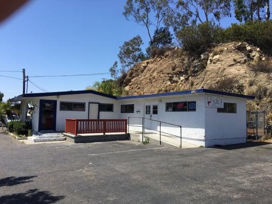 The view from South Sante Fe traveling north.