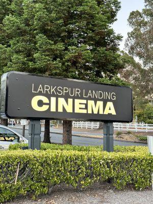 Parking lot signage- very visible from Larkspur Landing Circle.