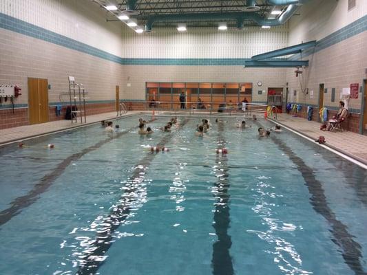Gaenslen school has the only public therapeutic warm water pool in the city.