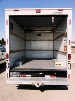 Clean 10 ft. truck at UHAUL DEALER aka PRADO ROAD SERVICE in San Luis Obispo, CA.