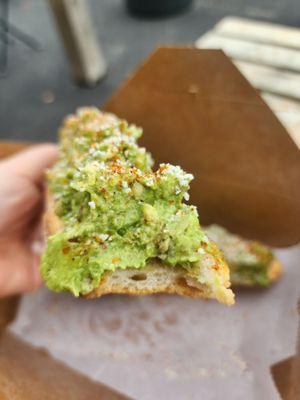 The avocado toast