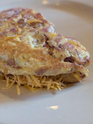 Made to order omelette