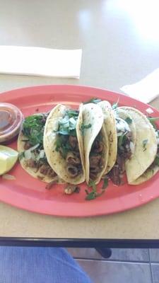 Tripas are the best here.  Everything is good.