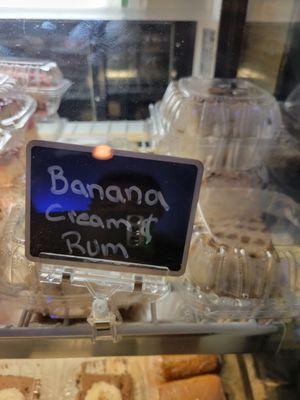 Banana Cream & Rum Cake
