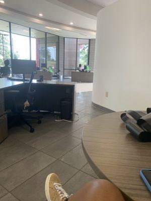 No one helping me I'm sitting in the lobby they have my check from my bank and I'm ready to leave