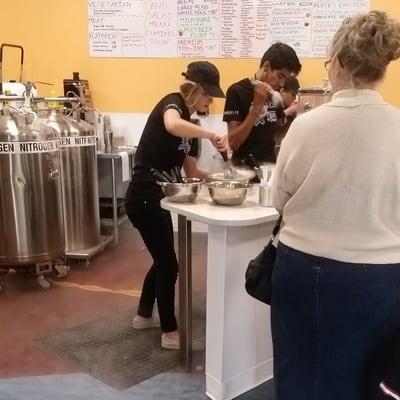 This girl makes some mean ice cream!! :)