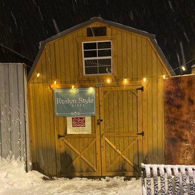 Our cozy shop in downtown Roslyn.