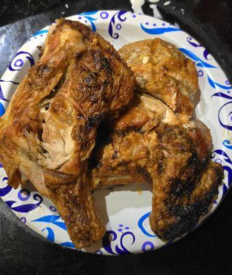 Egyptian Charcoal Grilled 1/2 Chicken. The star of the show here. Absolutely delicious.