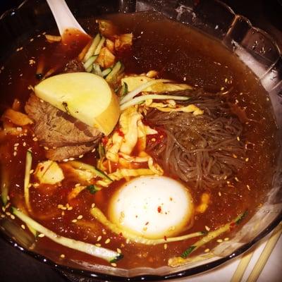 Delicious cold noodles