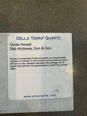 Our Quartz selection