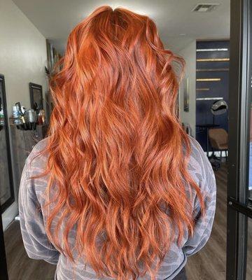 Copper hair color