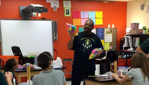 Rocket building class at Aspen Academy.