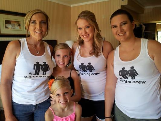 Amazing wedding and wedding party.