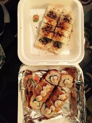 Monday Tuesday Wednesday 4 rolls for the price of three