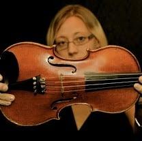 Violinist Polly Launay