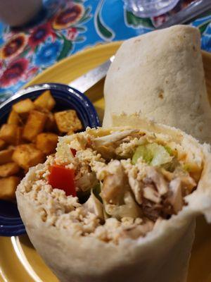 Tofu wrap, whats inside