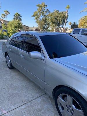 Jet Black Tint & Glass