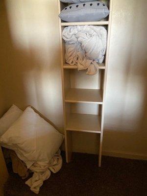 This is how they stored extra linen in closets