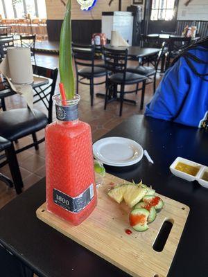 1800 margarita with extra shot