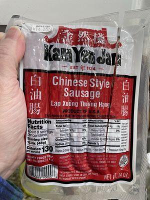 The best Chinese sausage $8.99