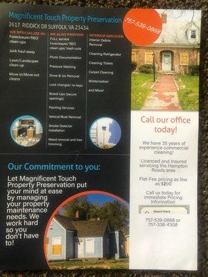 Magnificent Touch Property Preservation Vendor