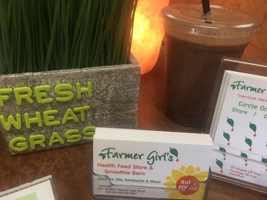 Chocolate P-Nutter Butter drink - made with by Rachel... (added Kava Kava) for my nerves!!