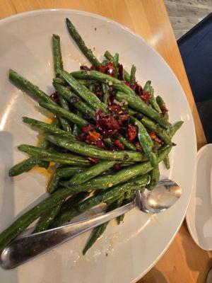Stir fried string beans