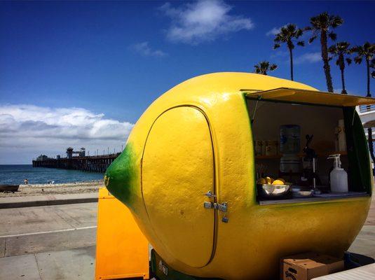 It's always a beautiful day here at Oceanside Pier so take a stroll down the strand and stop by the lemon for that perfect refreshment!