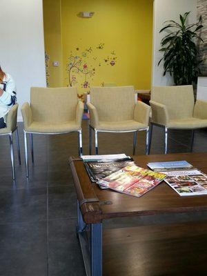 Clean waiting room!