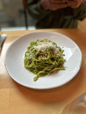 Kale Pesto Spaghetti