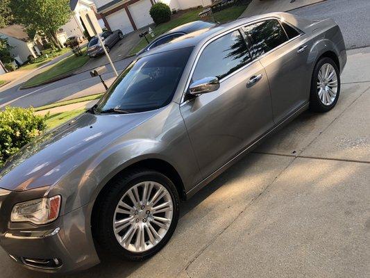 Tinted 35% service call to clients home