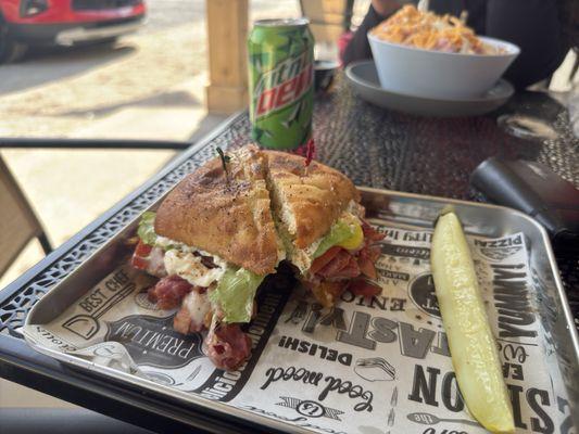 The Italian sammy. This was phenomenal!