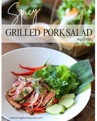 Spicy Grilled Pork Salad