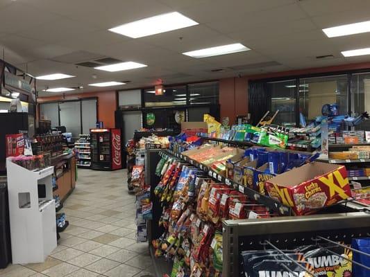 Aisles of smiles, racks of snacks