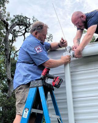 Awnings don't last forever. Whether it's old age or the wind takes it away. We can replace it.