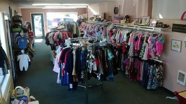 We have a range of children's clothing, juniors, and some adults. As well as accessories!