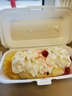 Jumbo banana split