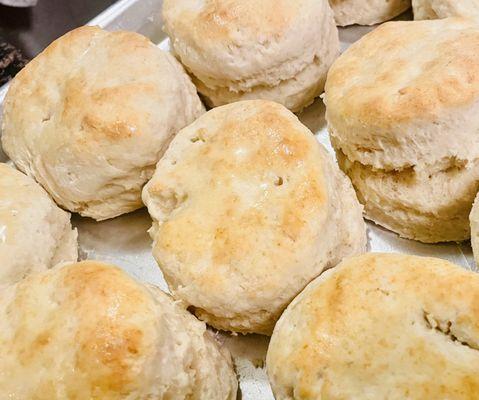 Homemade biscuits on the daily