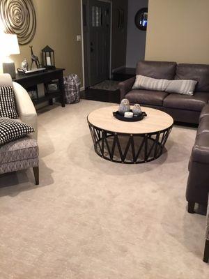 Living room carpet.