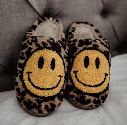 leopard plush slippers coming to virgo 26 boutique
