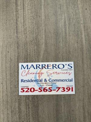 Marrero's Cleaning Services