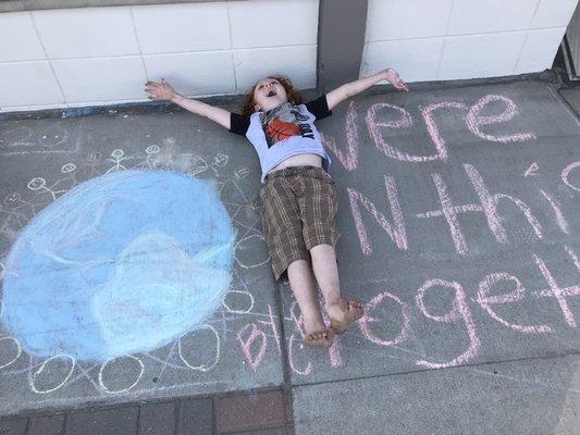Sponsor of the annual kids' chalk art contest in Weiser.