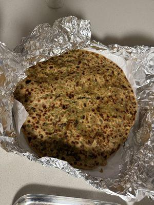 Aloo (Potato) Onion Stuffed Parantha