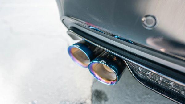X6M Fi Catback Exhaust blue tip