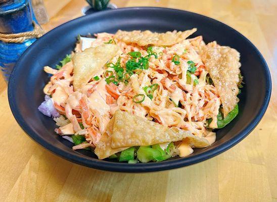 Pick your own rice bowl with spicy crabmeat