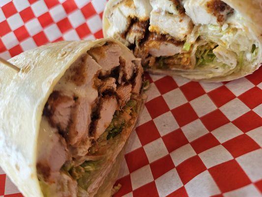 Buffalo chicken wrap